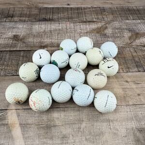 Vintage Golf Ball Lot Nike US Army Callaway Maxfli Pinnacle